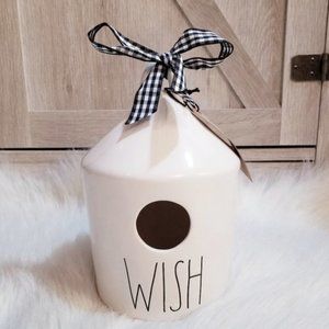 NWT Rae Dunn WISH Birdhouse